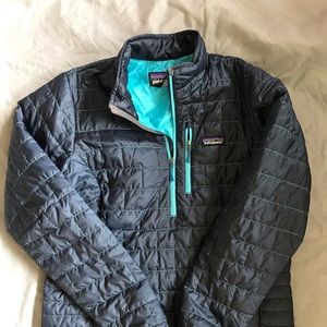 Patagonia quarter zip nano puff pullover